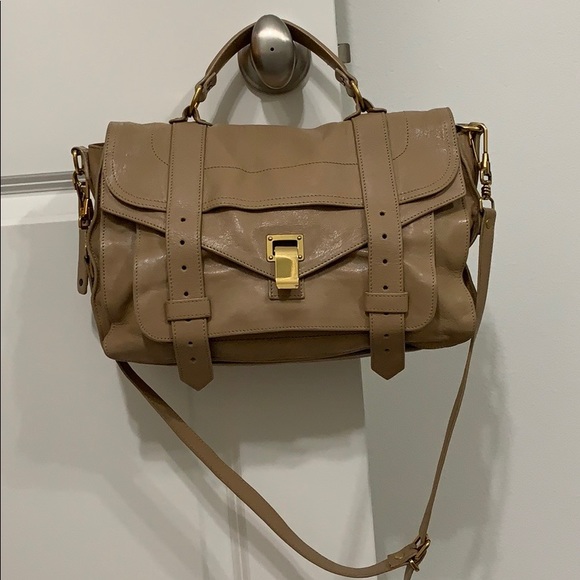 Proenza Schouler | Bags | Proenza Schouler Ps Medium Beige Leather ...